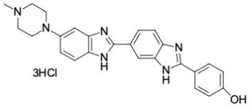HOECHST 33258, СИНИЙ ФЛУОРЕСЦЕНТНЫЙ КРАСИТЕЛЬ ДЛЯ НУКЛЕИНОВЫХ КИСЛОТ, 100 MG, 1I010