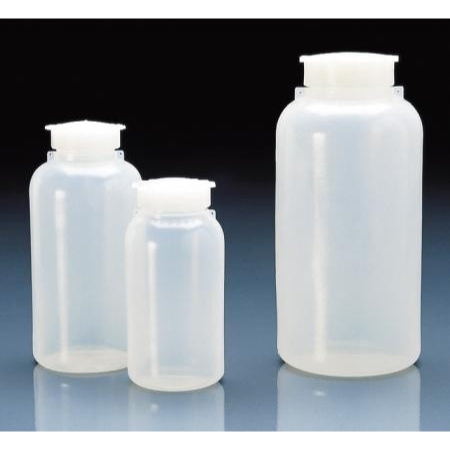 БУТЫЛКИ HDPE, 500 МЛ, ВИНТОВЫЕ, СВЕТЛ, С КРЫШКАМИ, ШИРОКОЕ ГОРЛО, НЕСТЕРИЛ, 100/УП, PK00292 PEKYBIO