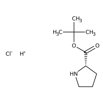 L-ПРОЛИН ТРЕТ-БУТИЛОВЫЙ ЭФИР ГИДРОХЛОРИД (1Г) / L-PROLINE TERT-BUTYL ESTER HYDROCHLORIDE