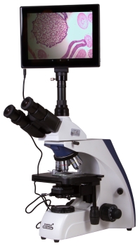 МИКРОСКОП ЦИФРОВОЙ LEVENHUK MED D30T LCD, ТРИНОКУЛЯРНЫЙ
