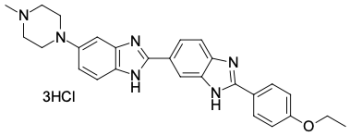 HOECHST 33342, СИНИЙ ФЛУОРЕСЦЕНТНЫЙ КРАСИТЕЛЬ ДЛЯ НУКЛЕИНОВЫХ КИСЛОТ, 100 MG, 1H010